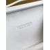 Bottega Veneta Knot Minaudiere On Strap In White Foulard Intreccio Leather Bottega Veneta Knot Minaudiere On Strap In White Foulard Intreccio Leather