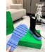 Bottega Veneta BV Tire Chelsea Boots with Blue Outsole