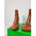 Bottega Veneta Atomic Ankle Boots In Brown Lambskin