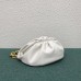 Bottega Veneta The Pouch Belt Bag In White Lambskin