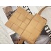 Bottega Veneta Cassette Belt Bag In Beige Lambskin