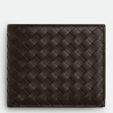 Bottega Veneta Bi-fold Wallet with Coin Purse in Fondant Intrecciato Calfskin