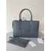 Bottega Veneta Arco Medium Tote In Thunder Intrecciato Lambskin