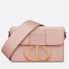 Dior 30 Montaigne Box Bag In Powder Box Calfskin