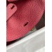 Hermes Lindy 26 Handmade Bag In Ruby Clemence Leather