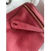 Hermes Lindy 26 Handmade Bag In Ruby Clemence Leather