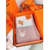 Hermes Avalon Epopee Blanket in Mandarine Wool and Cashmere