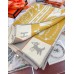 Hermes Avalon Epopee Blanket in Jaune Wool and Cashmere
