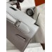 Hermes Kelly Sellier 32 Handmade Bag in Blue Glacier Epsom Calfskin