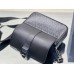 Dior Hit the Road Messenger Bag In Black CD Diamond Canvas