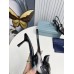 Prada Slingback Pumps 45mm in Black Patent Calfskin