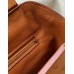 Hermes 24/24 Mini 21 Touch Bag in Gold Evercolor and Ostrich Leather