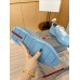 Prada America's Cup Sneakers in Blue Rubber and Bike Fabric