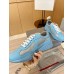 Prada America's Cup Sneakers in Blue Rubber and Bike Fabric