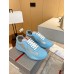 Prada America's Cup Sneakers in Blue Rubber and Bike Fabric