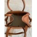 The Row Margaux 10 Top Handle Bag in Brown Leather