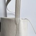 The Row Large N/S Park Tote in Ivory Grained Leather