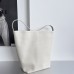 The Row Large N/S Park Tote in Ivory Grained Leather
